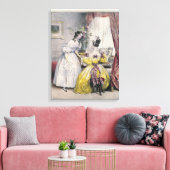 Prelude, uit "Journal des femmes", 1830-48 Canvas Afdruk (Insitu (Woonkamer))