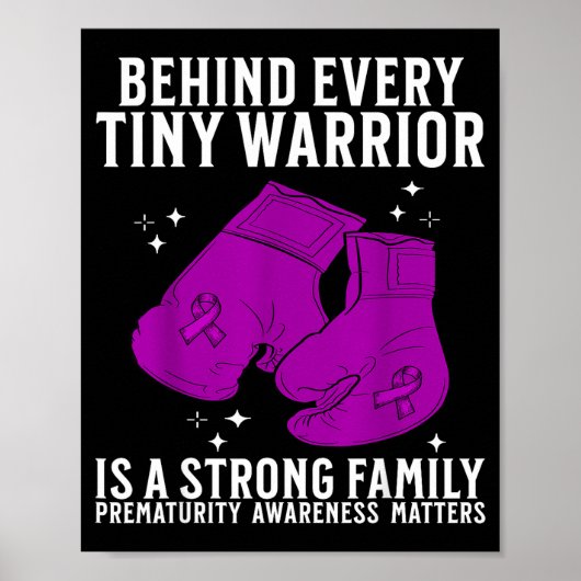 Prematurity Awareness For Nicu Parents Nicu Awaren Poster (Voorkant)