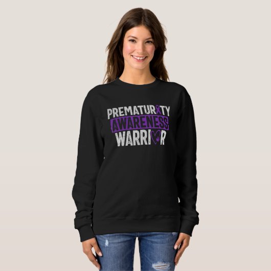 Prematurity Awareness Warrior Premature Preemie Mo Trui (Voorkant volledig)