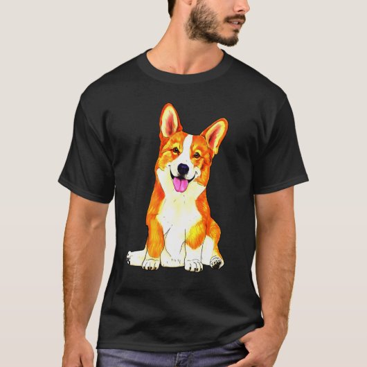 Prembroke Welsh Corgi Corgi T-shirt (Voorkant)