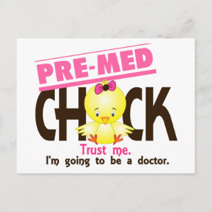 Premed Chick 3 Briefkaart