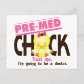 Premed Chick 3 Briefkaart (Voorkant)