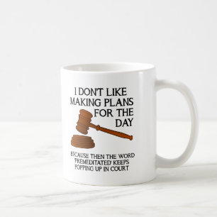 Premeditated Funny Mug Koffiemok