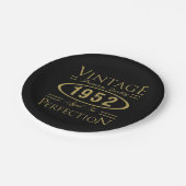  premie 1952 70e verjaardag papieren bordje (Gekanteld)