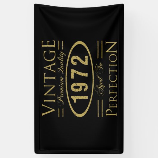  premie 1972 50e verjaardag spandoek (Verticaal)