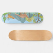 Premie op het eiland Dinosaur Persoonlijk Skateboard (Horizontaal)