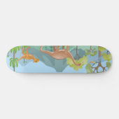 Premie op het eiland Dinosaur Persoonlijk Skateboard (Horizontaal)