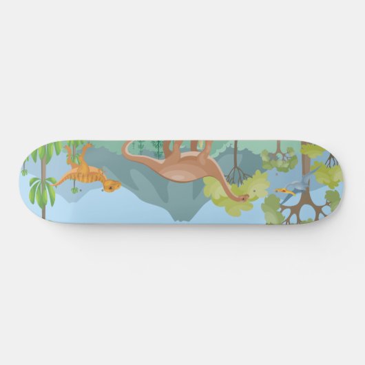 Premie op het eiland Dinosaur Persoonlijk Skateboard (Horizontaal)