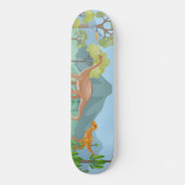 Premie op het eiland Dinosaur Persoonlijk Skateboard (Voorkant)