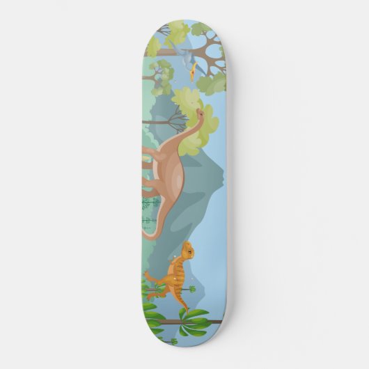 Premie op het eiland Dinosaur Persoonlijk Skateboard (Voorkant)