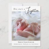 Premie Photo Baby Aankondiging (Voorkant)