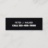 🚗💨 Premie voor het wassen onder druk Mini Visitekaartje (Achterkant)