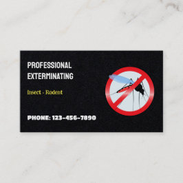Premie voor ongediertebestrijding visitekaartje