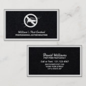 Premie voor ongediertebestrijding visitekaartje (Voorkant / Achterkant)