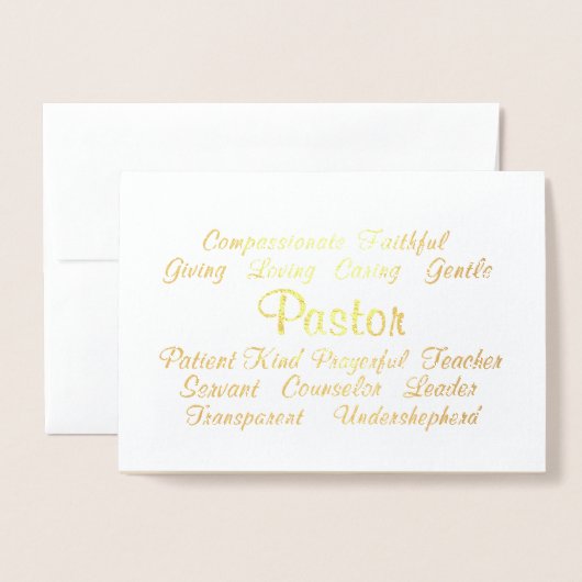 Premier bedankt folie kaarten (Voorkant met envelop)