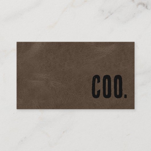 Premier Brown Nepalleer COO Visitekaartje (Voorkant)