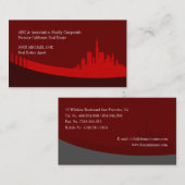 Premier Estate Red - aangepaste Visitekaartjes (Voorkant / Achterkant)