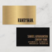 Premier Faux Gold Handyman Visitekaartje (Voorkant / Achterkant)