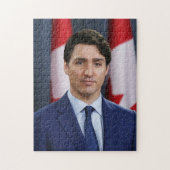 Premier Justin Trudeau Portrait Puzzle Legpuzzel (Verticaal)
