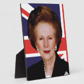 Premier Margaret Thatcher - De IJzeren Dame Fotoplaat (Zijkant)