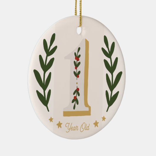 Premier Noël Keramisch Ornament (Rechts)