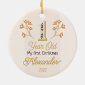 Premier Noël Keramisch Ornament (Achterkant)