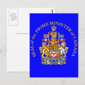 Premier van Canada Briefkaart (Voorkant / Achterkant)