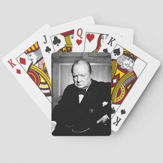 Premier Winston Churchill Speelkaarten (Achterkant)