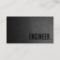 Premier zwart kunstleer ingenieur