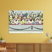 Premiere Loge d'un theater Canvas Afdruk (Insitu (Woonkamer))