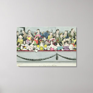 Premiere Loge d'un theater Canvas Afdruk