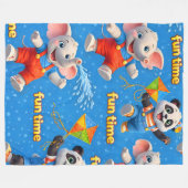 Premieum fleece deken (Voorkant (Horizontaal))