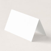 Premieure Linnen Minimalistische Modern Visitekaartje (Achterkant)