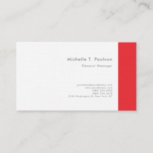 Premieure Linnen Minimalistische Modern Visitekaartje