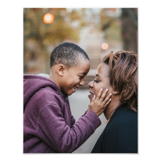 Premium 11" x 14" satijnen studiovergroting foto afdruk (Voorkant)
