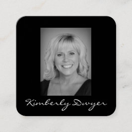 Premium - 2,5 x 2,5-foto-VISITEKAARTJE Vierkante Visitekaartje