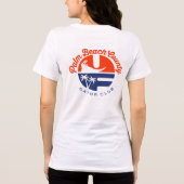 Premium 2-zijdig dames FLORIDA & LOGO t-shirt (Achterkant)