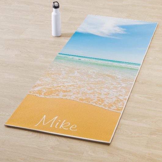 Premium - Aangepast strand met een hoog Yoga Mat (In situ)