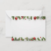 Premium aangepaste kerst Kaarten 2024 | elegant Notitiekaartje (Achterkant)