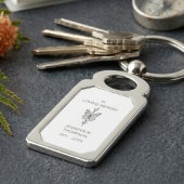 Premium Aanpasbare In Lieve Herinnering Vlinder Sleutelhanger