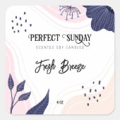 Premium - Abstracte Soy Candle Labels (Voorkant)