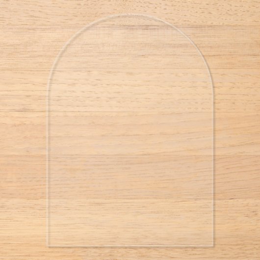 Premium Acryl Uitnodigingen voor Speciale Evenemen (Voorkant)