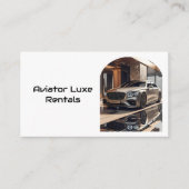 Premium Arch Autohuur & Verkoop QR-code Foto Visitekaartje (Voorkant)