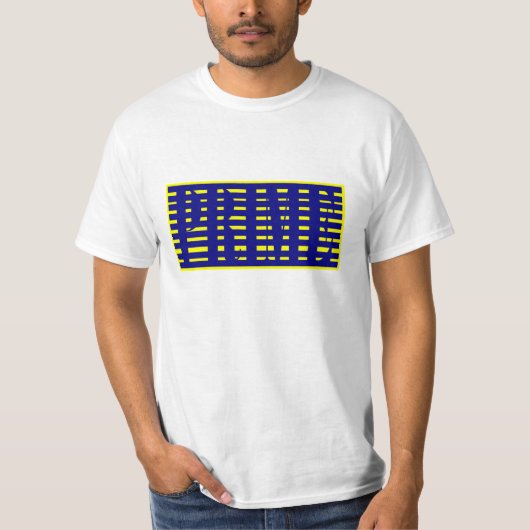 Premium Authentic Blue en Yellow T-shirt (Voorkant)