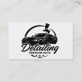 Premium Auto Detailing Car Body Shop Modern Visitekaartje (Voorkant)