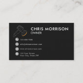 Premium Auto Spa Auto Detailing en Schoonmaak Visitekaartje (Achterkant)