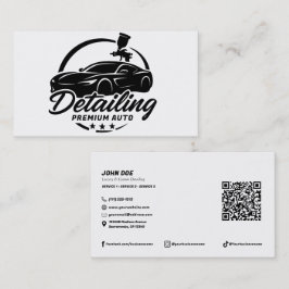 Premium Autodetailing Car Body Shop Modern  Visitekaartje