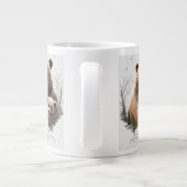 Premium Bear Strong Family Jumbo Mug - Two Cubs Grote Koffiekop (Achterkant)