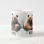 Premium Bear Strong Family Jumbo Mug - Two Cubs Grote Koffiekop (Voorkant)