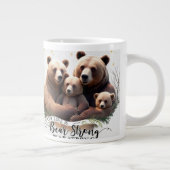 Premium Bear Strong Family Jumbo Mug - Two Cubs Grote Koffiekop (Rechts)